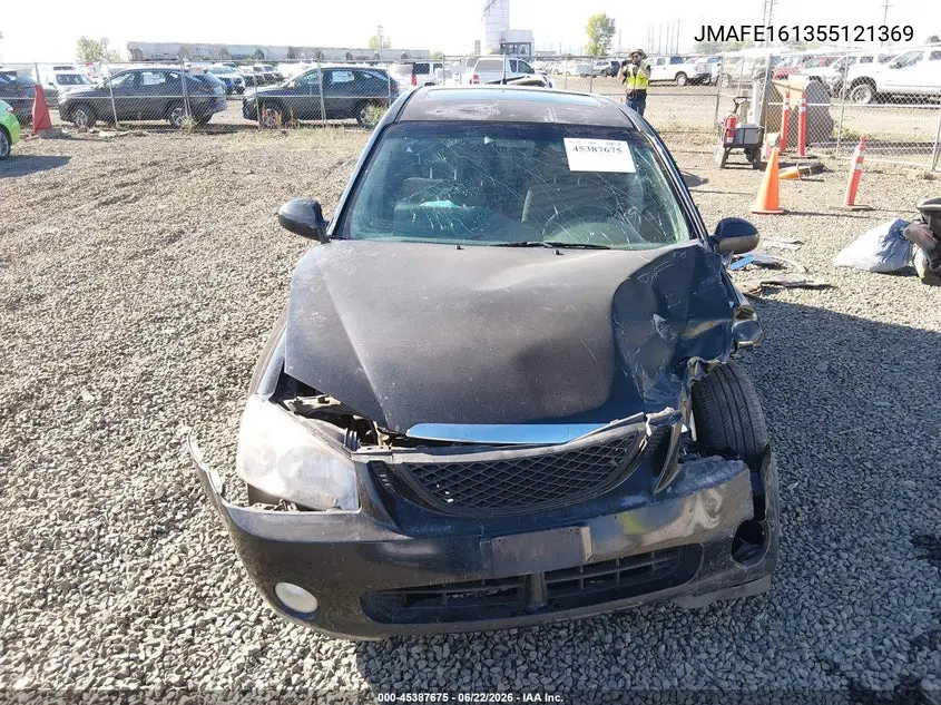 2005 Kia Spectra5 VIN: KNAFE161355121369 Lot: 45387675
