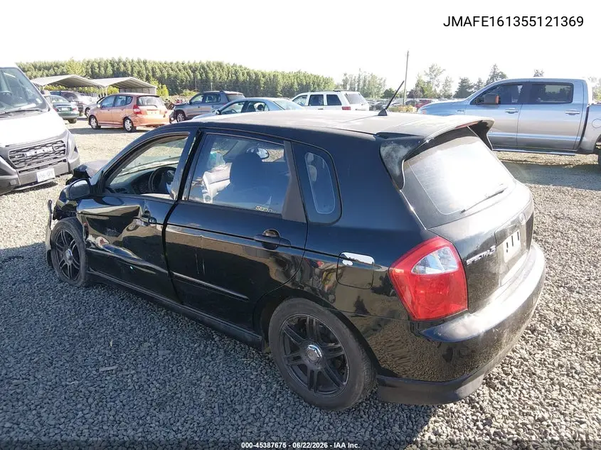 2005 Kia Spectra5 VIN: KNAFE161355121369 Lot: 45387675