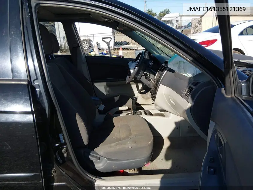 2005 Kia Spectra5 VIN: KNAFE161355121369 Lot: 45387675