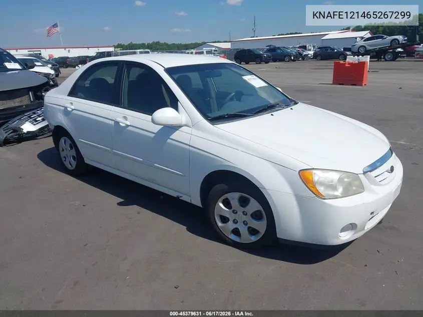 2006 Kia Spectra Ex/Lx/Sx VIN: KNAFE121465267299 Lot: 45379631