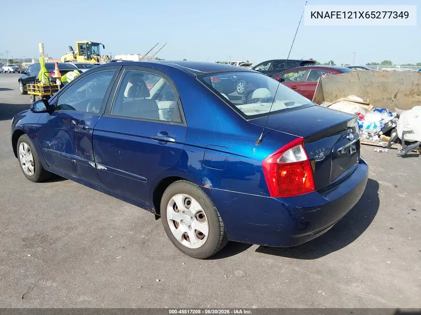 2006 Kia Spectra Ex/Lx/Sx VIN: KNAFE121X65277349 Lot: 45517208