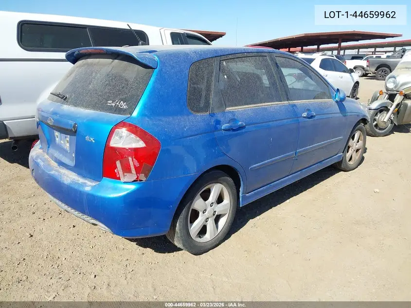 2007 Kia Spectra5 Sx VIN: KNAFE162175007303 Lot: 44659962
