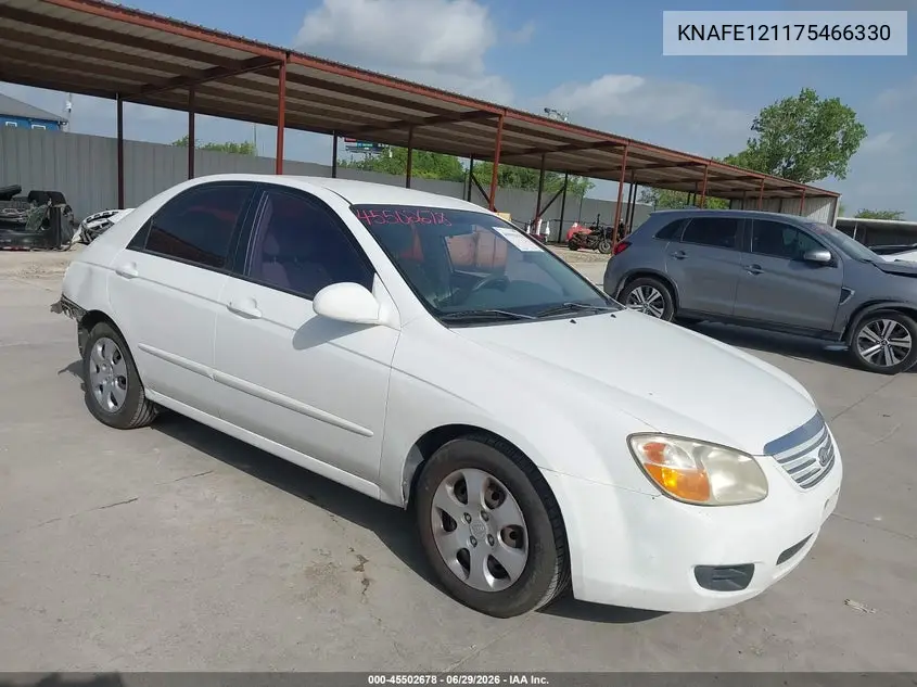 2007 Kia Spectra Ex VIN: KNAFE121175466330 Lot: 45502678