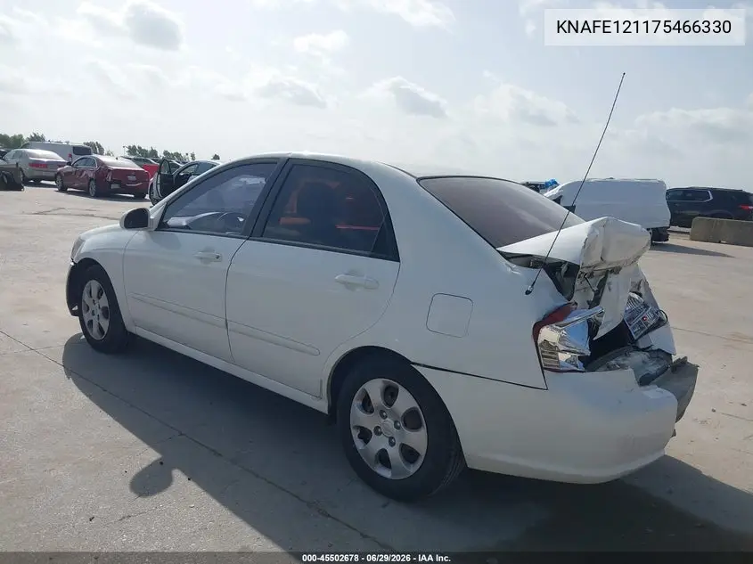 2007 Kia Spectra Ex VIN: KNAFE121175466330 Lot: 45502678