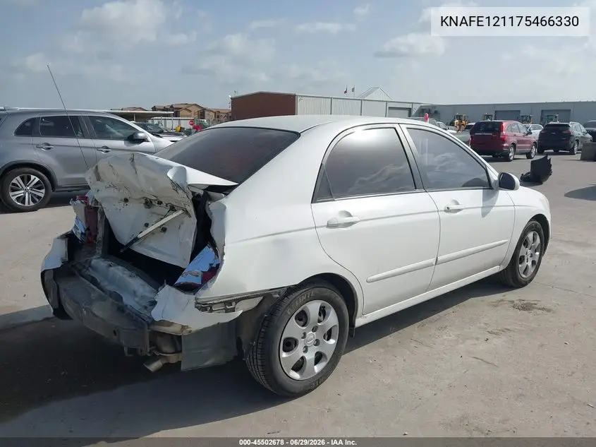 2007 Kia Spectra Ex VIN: KNAFE121175466330 Lot: 45502678