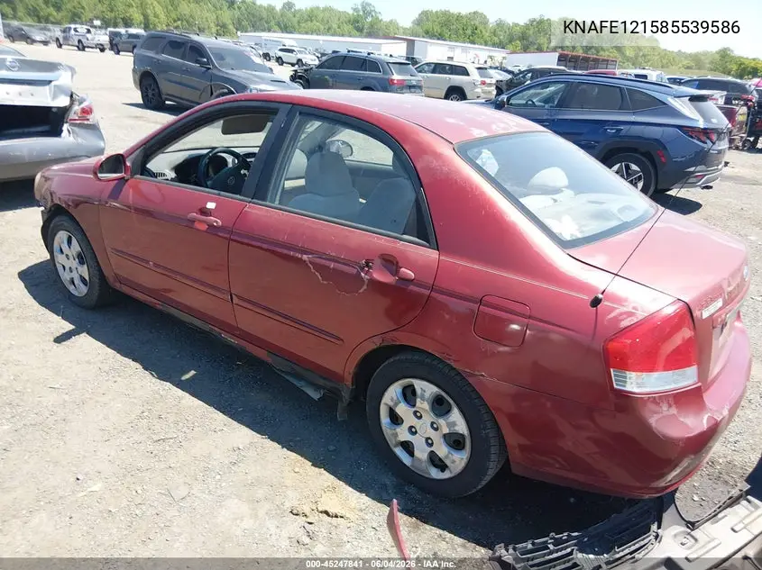2008 Kia Spectra Ex VIN: KNAFE121585539586 Lot: 45247841