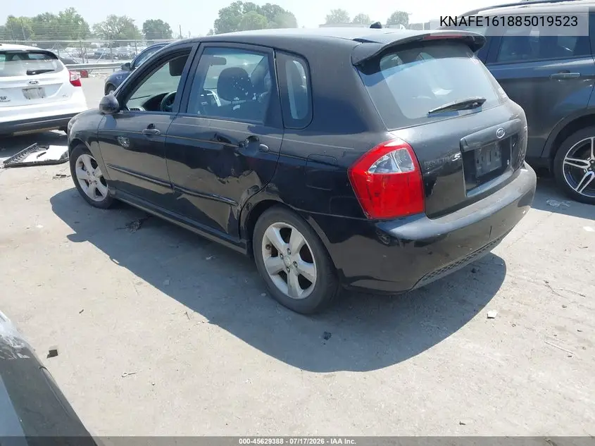 2008 Kia Spectra5 Sx VIN: KNAFE161885019523 Lot: 45629388
