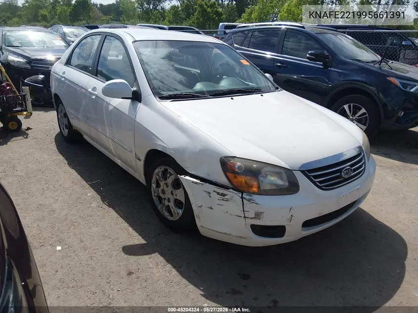 2009 Kia Spectra Ex VIN: KNAFE221995661391 Lot: 45204324