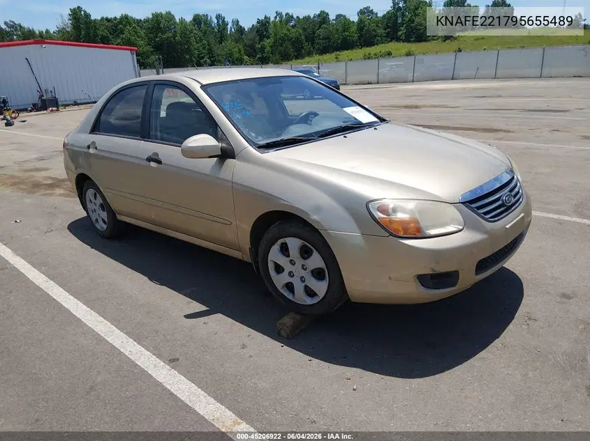 2009 Kia Spectra Ex VIN: KNAFE221795655489 Lot: 45206922