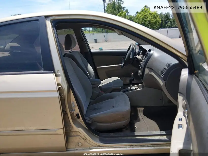 2009 Kia Spectra Ex VIN: KNAFE221795655489 Lot: 45206922