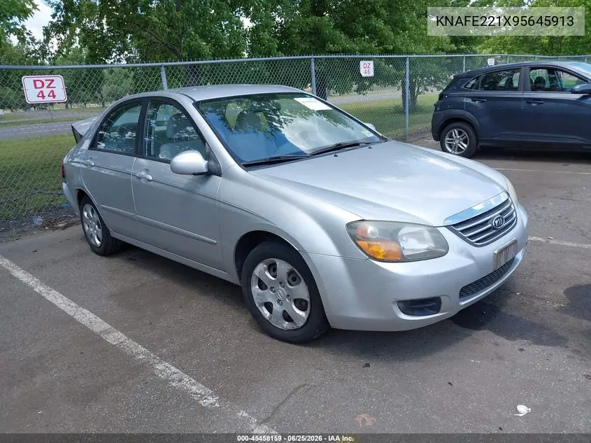 2009 Kia Spectra Ex VIN: KNAFE221X95645913 Lot: 45458159