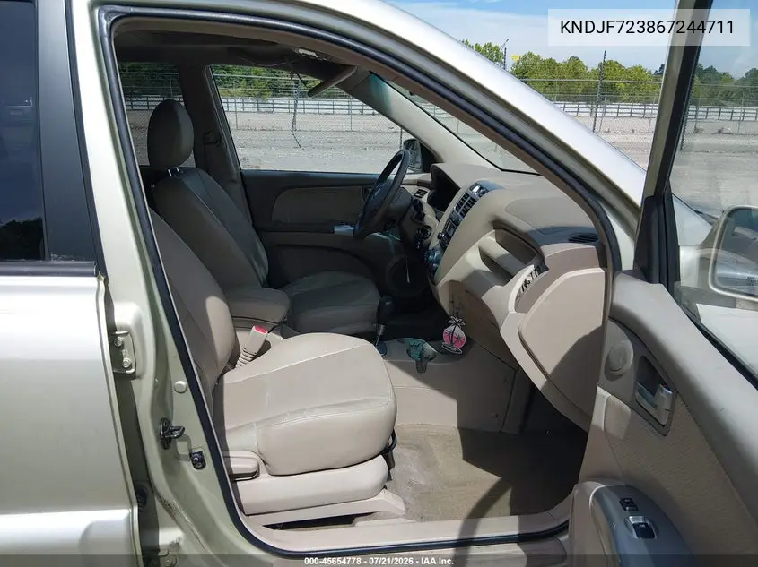 2006 Kia Sportage Ex V6/Lx V6 VIN: KNDJF723867244711 Lot: 45654778
