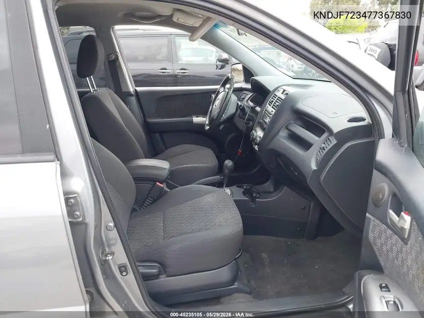2007 Kia Sportage Lx V6 VIN: KNDJF723477367830 Lot: 45235105