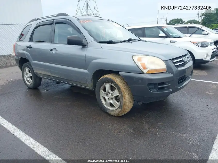 2007 Kia Sportage Lx VIN: KNDJF724277332406 Lot: 45463304