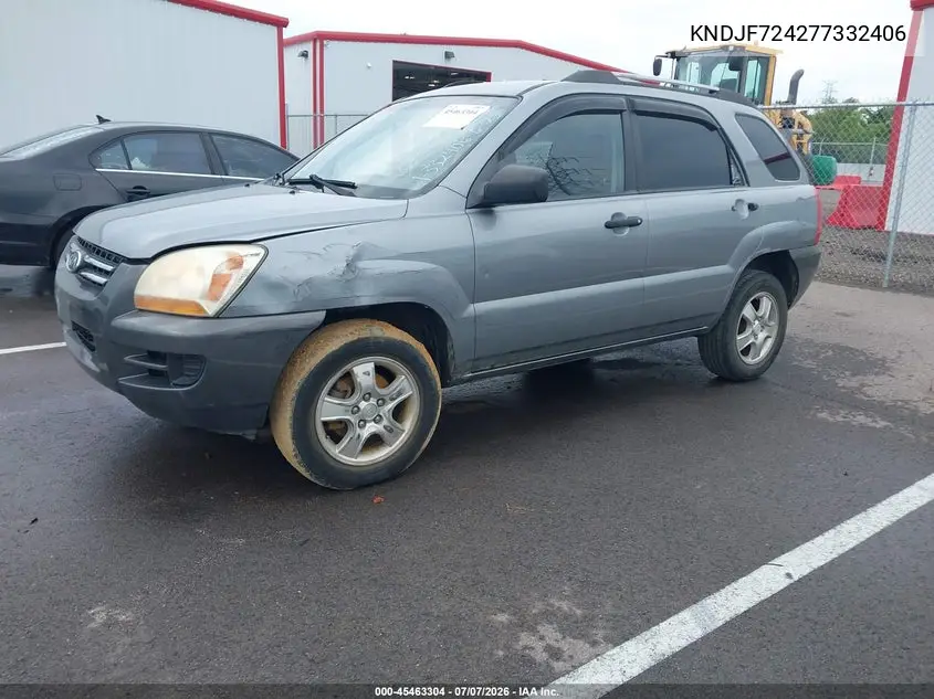 2007 Kia Sportage Lx VIN: KNDJF724277332406 Lot: 45463304