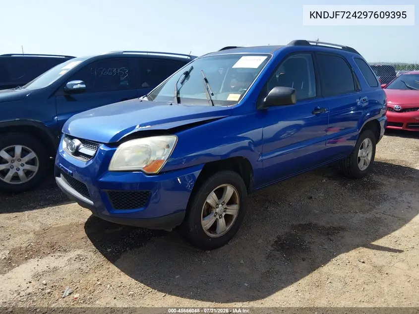 2009 Kia Sportage Lx VIN: KNDJF724297609395 Lot: 45666048