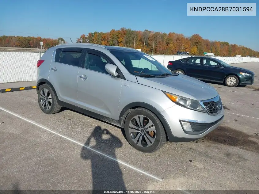 KNDPCCA28B7031594 2011 Kia Sportage Ex