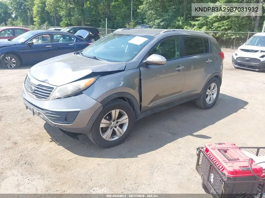 2011 Kia Sportage Lx VIN: KNDPB3A29B7031932 Lot: 45404017