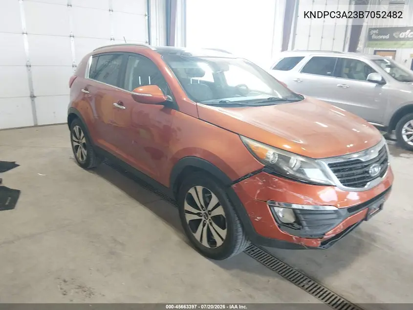 2011 Kia Sportage Ex VIN: KNDPC3A23B7052482 Lot: 45663397