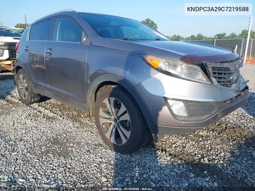 2012 Kia Sportage Ex VIN: KNDPC3A29C7219588 Lot: 45598620