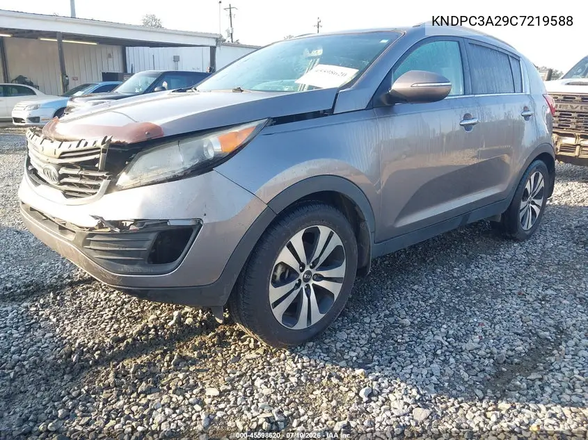 2012 Kia Sportage Ex VIN: KNDPC3A29C7219588 Lot: 45598620