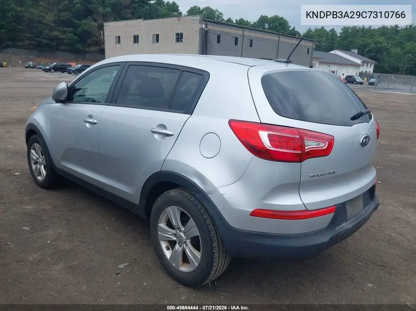 2012 Kia Sportage Lx VIN: KNDPB3A29C7310766 Lot: 45694444