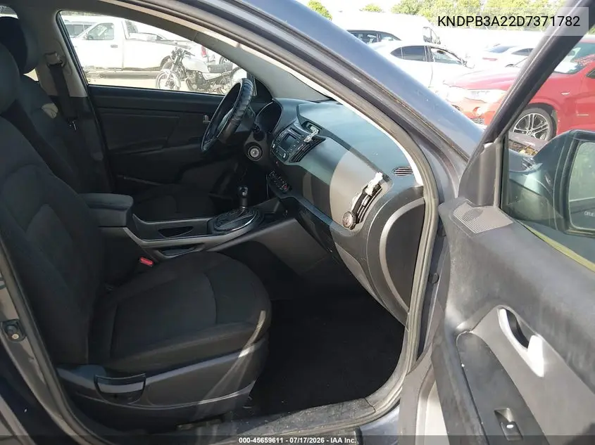 2013 Kia Sportage Lx VIN: KNDPB3A22D7371782 Lot: 45659611