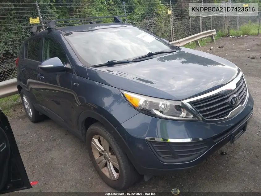 2013 Kia Sportage Lx VIN: KNDPBCA21D7423516 Lot: 45693501