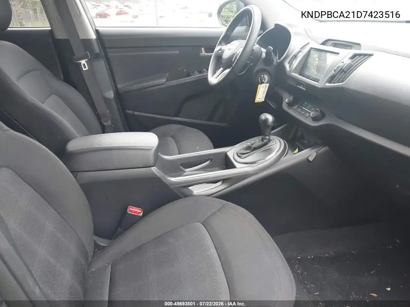 2013 Kia Sportage Lx VIN: KNDPBCA21D7423516 Lot: 45693501