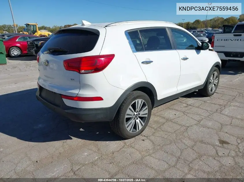 KNDPC3ACXE7559456 2014 Kia Sportage Ex