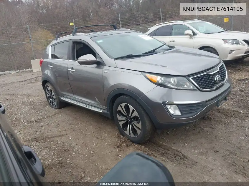 KNDPBCAC1E7614105 2014 Kia Sportage Lx