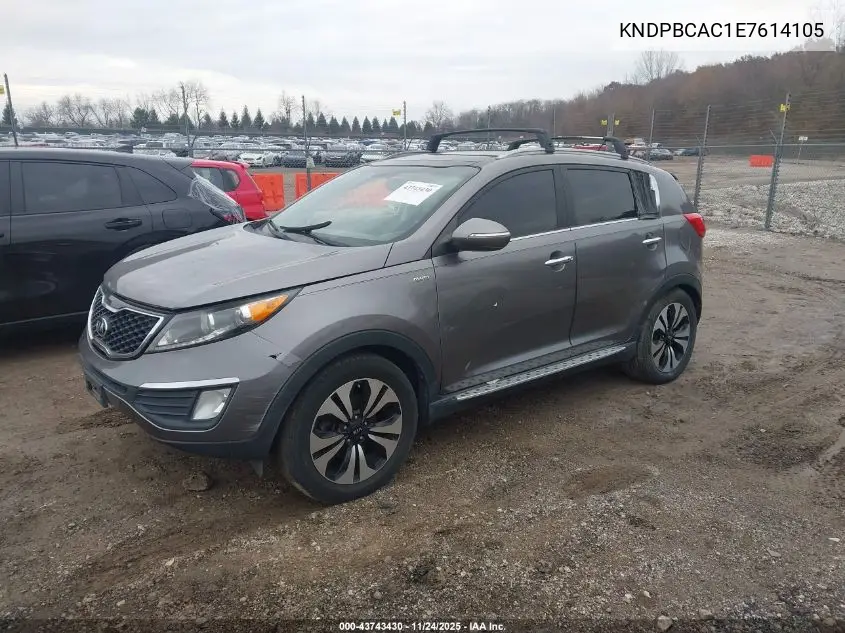KNDPBCAC1E7614105 2014 Kia Sportage Lx