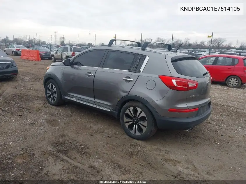 KNDPBCAC1E7614105 2014 Kia Sportage Lx