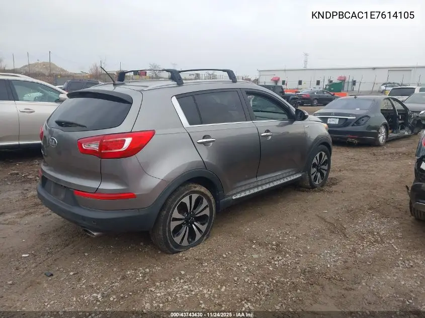 KNDPBCAC1E7614105 2014 Kia Sportage Lx