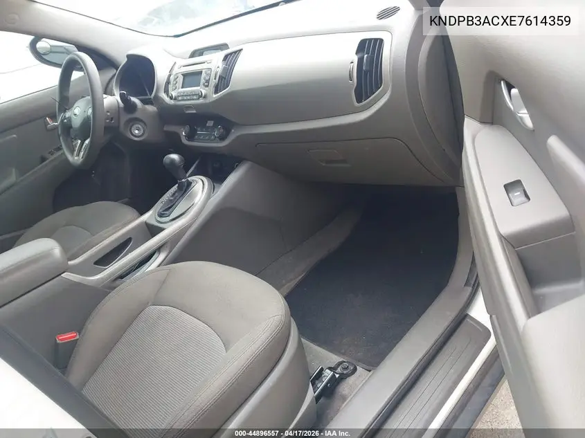 2014 Kia Sportage Lx VIN: KNDPB3ACXE7614359 Lot: 44896557