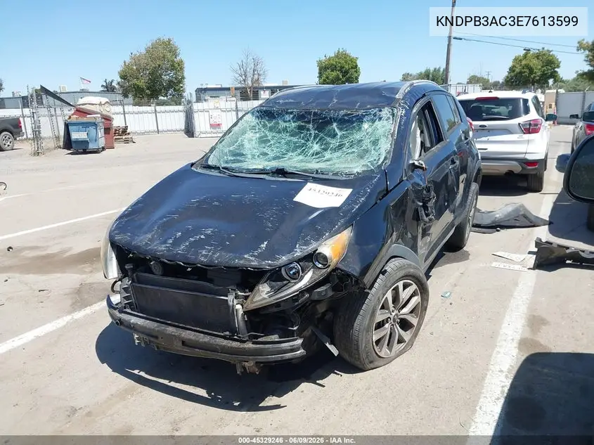 2014 Kia Sportage Lx VIN: KNDPB3AC3E7613599 Lot: 45329246