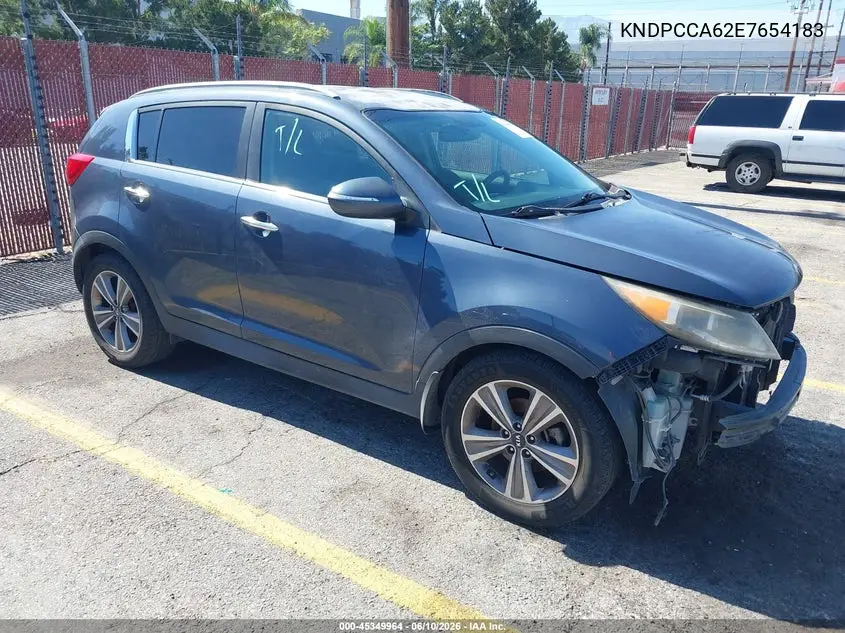 2014 Kia Sportage Sx VIN: KNDPCCA62E7654183 Lot: 45349964