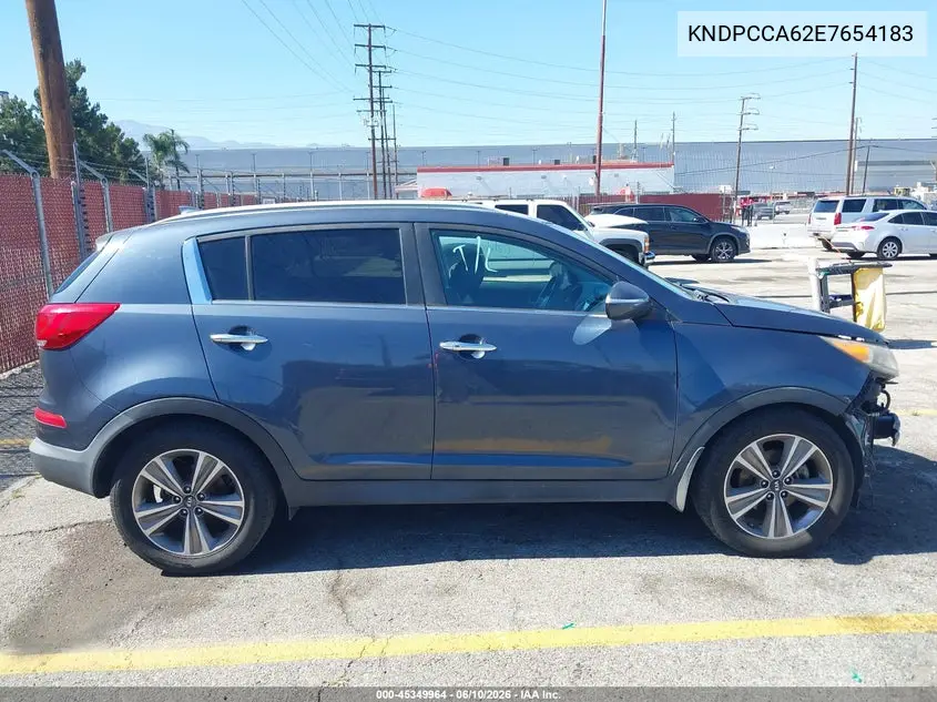 2014 Kia Sportage Sx VIN: KNDPCCA62E7654183 Lot: 45349964
