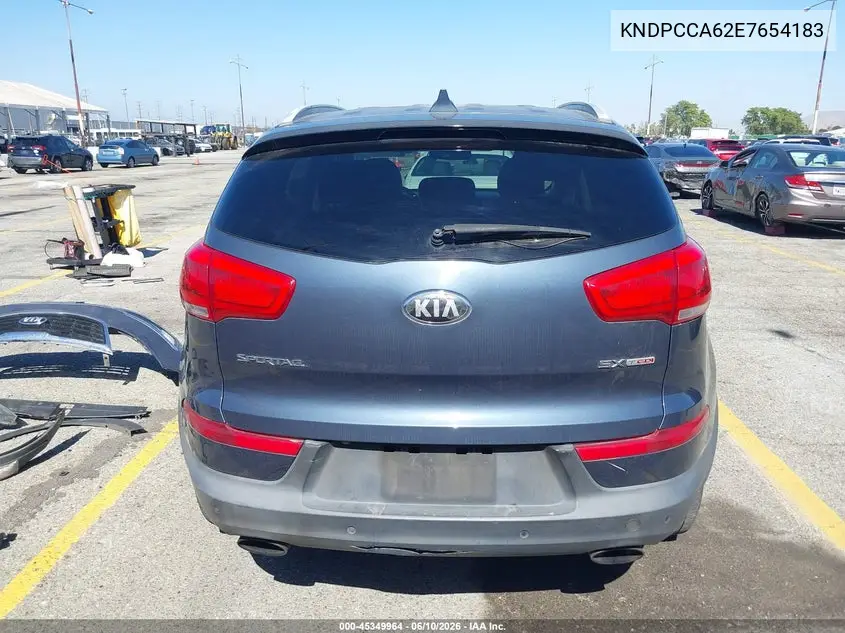 2014 Kia Sportage Sx VIN: KNDPCCA62E7654183 Lot: 45349964