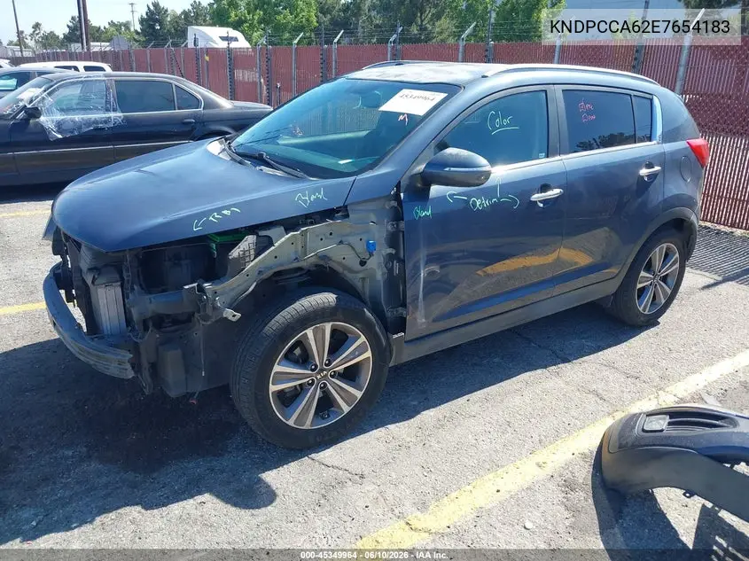 2014 Kia Sportage Sx VIN: KNDPCCA62E7654183 Lot: 45349964