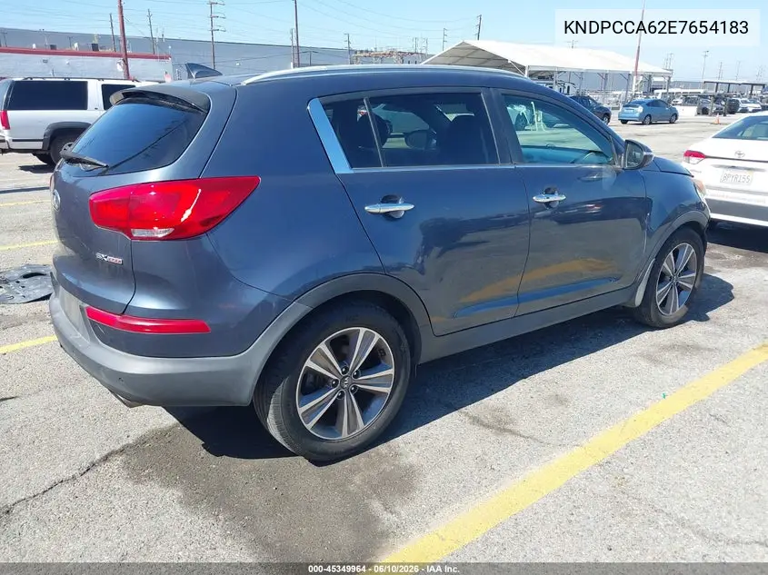 2014 Kia Sportage Sx VIN: KNDPCCA62E7654183 Lot: 45349964