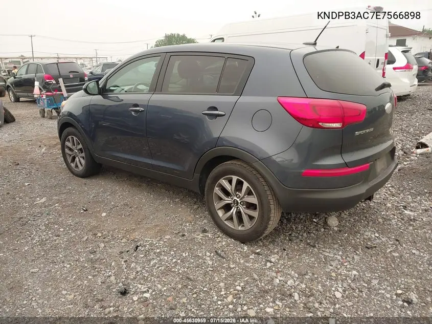 2014 Kia Sportage Lx VIN: KNDPB3AC7E7566898 Lot: 45630959