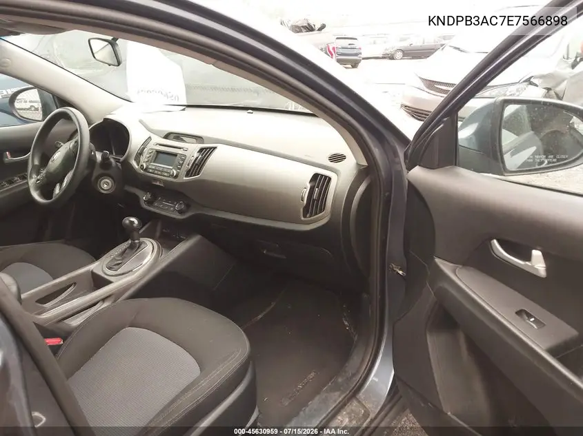 2014 Kia Sportage Lx VIN: KNDPB3AC7E7566898 Lot: 45630959