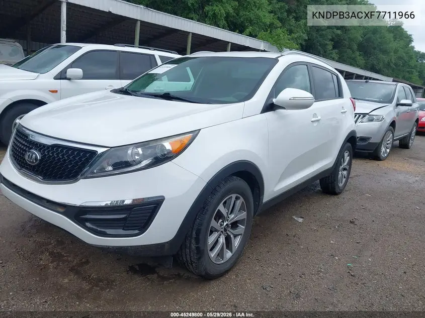 2015 Kia Sportage Lx VIN: KNDPB3ACXF7711966 Lot: 45249800