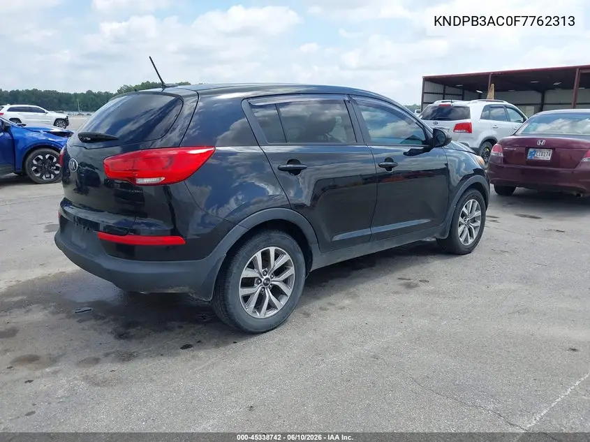2015 Kia Sportage Lx VIN: KNDPB3AC0F7762313 Lot: 45338742