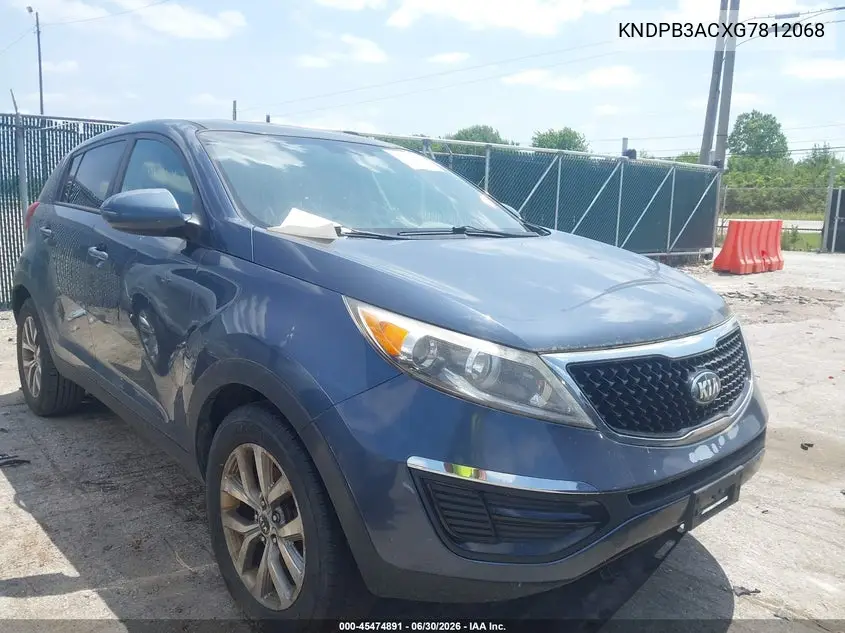 2016 Kia Sportage Lx VIN: KNDPB3ACXG7812068 Lot: 45474891