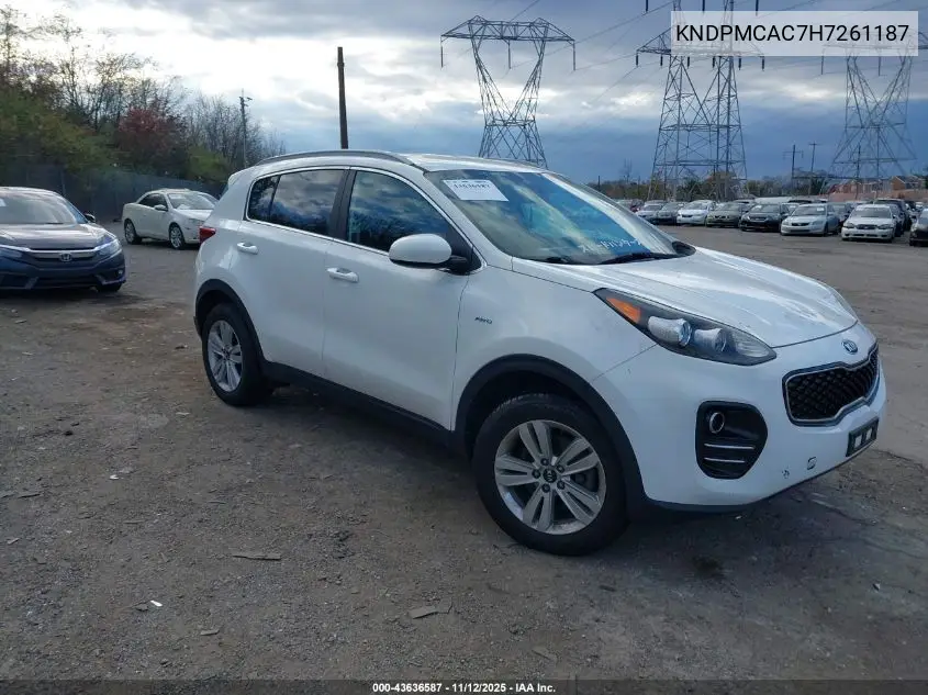 KNDPMCAC7H7261187 2017 Kia Sportage Lx