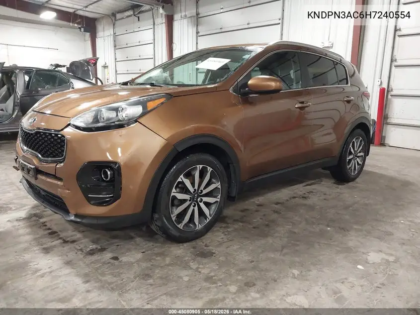 KNDPN3AC6H7240554 2017 Kia Sportage Ex