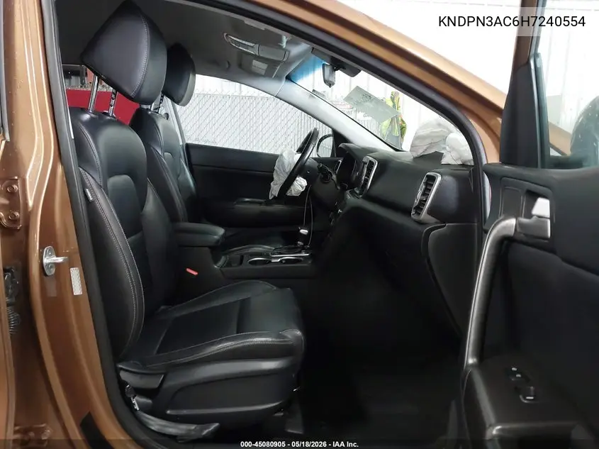 KNDPN3AC6H7240554 2017 Kia Sportage Ex