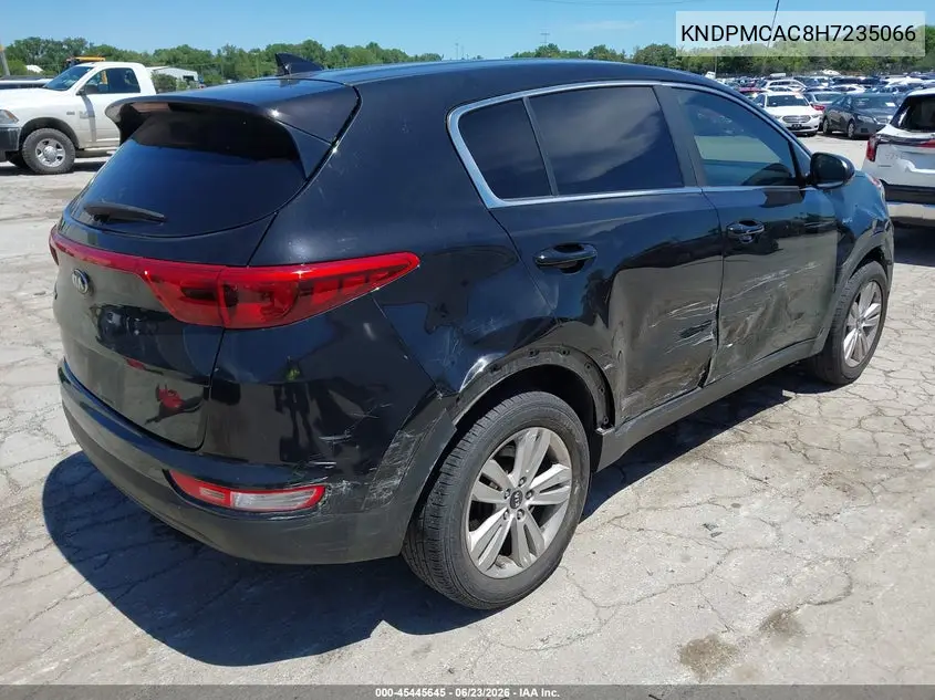 2017 Kia Sportage Lx VIN: KNDPMCAC8H7235066 Lot: 45445645